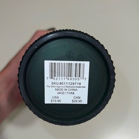 Starbucks | Matte Green Studded Cold Cup Tumbler - Picture 3 of 3